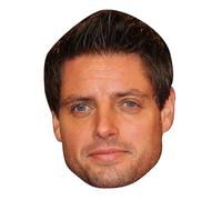 FoxyPrinting Keith Duffy Boyzone Celebrity Cardboard Party Face Mask Fancy Dress