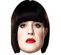 FoxyPrinting Kelly Osbourne Dark Celebrity Cardboard Party Face Mask Fancy Dress