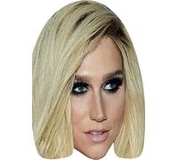 FoxyPrinting Kesha Sebert MH (3) 2018 Music Celebrity Cardboard Party Face Mask Fancy Dress