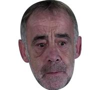 FoxyPrinting Kevin Webster Celebrity Cardboard Party Face Mask - Coronation Street Star, Funny Soap Star Party Prop, Fancy Dress Costume Accessory for Hen Do, Stag Do, Birthdays & TV Theme Events