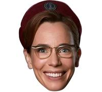 FoxyPrinting Laura Main - Call The Midwife Celebrity Face Mask - Fancy Dress Mask for Parties & Events