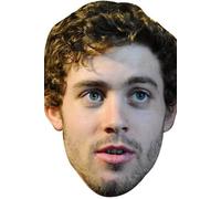 FoxyPrinting Leigh Halfpenny New Celebrity Cardboard Party Face Mask Fancy Dress