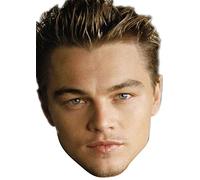 FoxyPrinting Leonardo Dicaprio Young Celebrity Cardboard Party Face Mask Fancy Dress