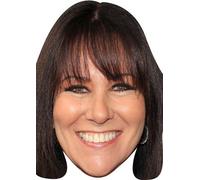 FoxyPrinting Linda Lusardi Celebrity Cardboard Party Face Mask Fancy Dress