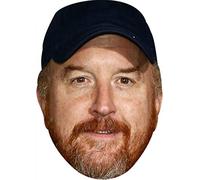 FoxyPrinting Louis Ck Tv Stars Celebrity Cardboard Party Face Mask Fancy Dress