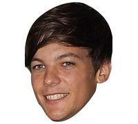 FoxyPrinting Louis Tomlinson 2 One Direction Celebrity Cardboard Party Face Mask Fancy Dress