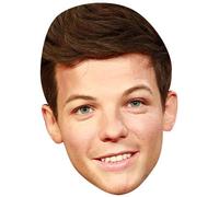 FoxyPrinting Louis Tomlinson Waxwork Celebrity Cardboard Party Face Mask Fancy Dress