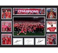 FoxyPrinting LP Winners 2025 Photo Frame - Champions Celebration Display - Official Style Souvenir Gift - 20th League Title, Metallic Gold, A4
