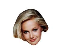 FoxyPrinting Lucy Ewing Dallas Celebrity Cardboard Party Face Mask Fancy Dress