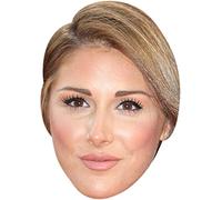 FoxyPrinting Lucy Pinder Celebrity Cardboard Party Face Mask Fancy Dress