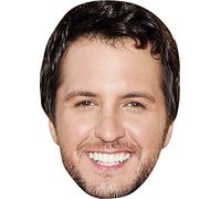 FoxyPrinting Luke Bryan MH 2018 Music Celebrity Cardboard Party Face Mask Fancy Dress