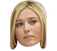 FoxyPrinting Maria Sharapova Tennis Celebrity Cardboard Party Face Mask Fancy Dress