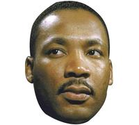 FoxyPrinting Martin Luther King Celebrity Cardboard Party Face Mask Fancy Dress