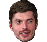FoxyPrinting Max Verstappen Facemask - F1 Motorsport Celebrity Face Mask - Formula 1 Racing Driver Funny Mask for Stag Do, Hen Night, Fancy Dress & Costume Parties - Adult Mask for Racing Fans
