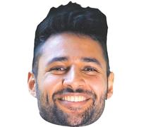 FoxyPrinting Mr Whose The Boss Face Mask - YouTube Tech Influencer Costume Mask for Stag Do, Hen Party, Fancy Dress & YouTuber Events - Adult Card Mask