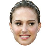 FoxyPrinting Natalie Portman Celebrity Cardboard Party Face Mask Fancy Dress