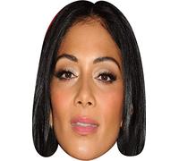 FoxyPrinting Nicole Scherzinger Celebrity Cardboard Party Face Mask Fancy Dress