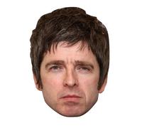 FoxyPrinting Noel-Gallagher Celebrity Cardboard Party Face Mask Fancy Dress