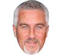 FoxyPrinting PAUL HOLLYWOOD JB - TV Star Fancy Dress Cardboard Celebrity Cardboard Party Face Mask Fancy Dress