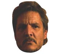 FoxyPrinting Pedro Pascal The Last Of Us Celebrity Face Mask - Fancy Dress Mask for Parties & Events, Ready to Wear