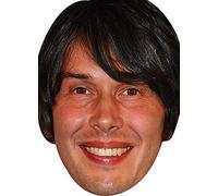 FoxyPrinting Professor Brian Cox Tv Celebrity Cardboard Party Face Mask Fancy Dress
