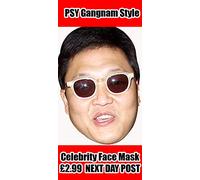 FoxyPrinting Psy Gangnam Style Celebrity Cardboard Party Face Mask Fancy Dress