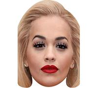 FoxyPrinting Rita Ora Tv Stars 2018 Celebrity Cardboard Party Face Mask Fancy Dress
