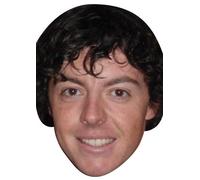 FoxyPrinting Rory Mcilroy Golf Celebrity Cardboard Party Face Mask Fancy Dresss Golfer Celebrity Cardboard Party Face Mask Fancy Dress