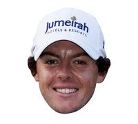 FoxyPrinting Rory Mcilroy New Celebrity Cardboard Party Face Mask Fancy Dress