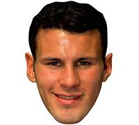 FoxyPrinting RYAN GIGGS YOUNG JB - Footballer Fancy Dress Cardboard Celebrity Cardboard Party Face Mask Fancy Dress
