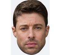 FoxyPrinting Ryan Knight (Duncan James) De Celebrity Party Celebrity Cardboard Party Face Mask Fancy Dress