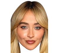 FoxyPrinting Sabrina Carpenter Celebrity Face Mask - Fancy Dress Mask for Parties & Events