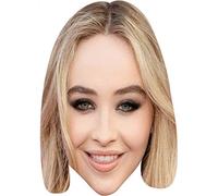 FoxyPrinting Sabrina Carpenter Tv Stars Celebrity Cardboard Party Face Mask Fancy Dress