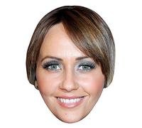 FoxyPrinting SAMIA GHADIE JB - Coronation Street Actors Fancy Dress Cardboard Celebrity Cardboard Party Face Mask Fancy Dress