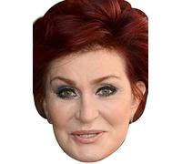 FoxyPrinting Sharon Osborne Amazon 2018 Tv Celebrity Cardboard Party Face Mask Fancy Dress