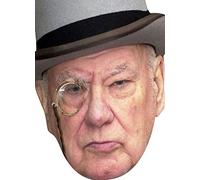 FoxyPrinting Sir Patrick Moore Tv Star Celebrity Cardboard Party Face Mask Fancy Dress