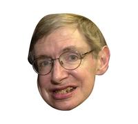 FoxyPrinting Stephen Hawking Celebrity Cardboard Party Face Mask Fancy Dress