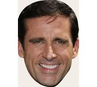 FoxyPrinting Steve Carell Celebrity Cardboard Party Face Mask Fancy Dress
