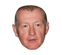 FoxyPrinting Steve Davis Celebrity Cardboard Party Face Mask Fancy Dress