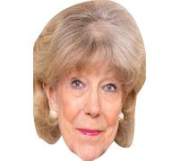 FoxyPrinting Sue Nicholls Celebrity Cardboard Party Face Mask - Coronation Street Star, Funny Soap Star Party Prop, Fancy Dress Costume Accessory for Hen Do, Stag Do, Birthdays & TV Theme Events