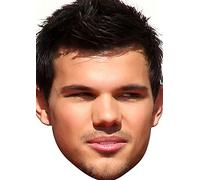 FoxyPrinting Taylor Lautner Celebrity Cardboard Party Face Mask Fancy Dress