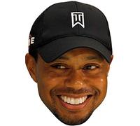 FoxyPrinting Tiger Woods Golfer Celebrity Cardboard Party Face Mask Fancy Dress