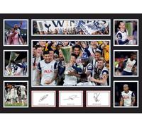 FoxyPrinting Tottenham Europa League Champions 2025 Poster Print - Celebration Football Wall Art - Spurs Victory Souvenir, A4 Poster + Silver Frame