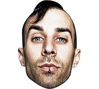 FoxyPrinting Travis Barker Blink 182 Celebrity Cardboard Party Face Mask Fancy Dress