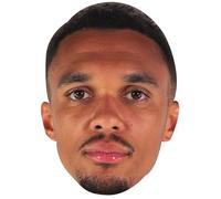 FoxyPrinting Trent Alexander Arnold Face Mask 2026 - England Football Player Celebrity Card Face Mask - Celebrity Mask for Stag Do, Hen Night, Fancy Dress & Costume Parties - Funny Adult Card Mask