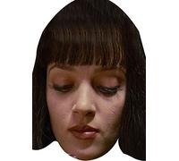 FoxyPrinting Uma Pulp Fiction Celebrity Cardboard Party Face Mask Fancy Dress