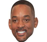 FoxyPrinting Will Smith Tv Stars Celebrity Cardboard Party Face Mask Fancy Dress