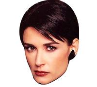 FoxyPrinting Young Demi Moore Tv Star Celebrity Cardboard Party Face Mask Fancy Dress