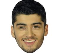 FoxyPrinting Zayn Malik 2018 Celebrity Cardboard Party Face Mask Fancy Dress