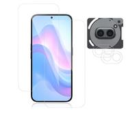FOXZKISS Pack of 2 + 2 Screen Protectors for Nothing Phone 2a / 2a Plus / 2a+ Tempered Glass Screen Protector for Nothing Phone 2a / 2a Plus / 2a+ Screen Protector Film 9H Hardness HD Screen Protector